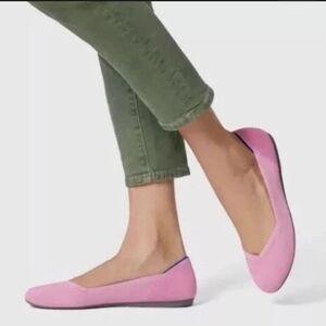 Rothy’s The Round Toe Flat Shoe Limited Edition 
Pink Begonia Size 11.5 Slip-On